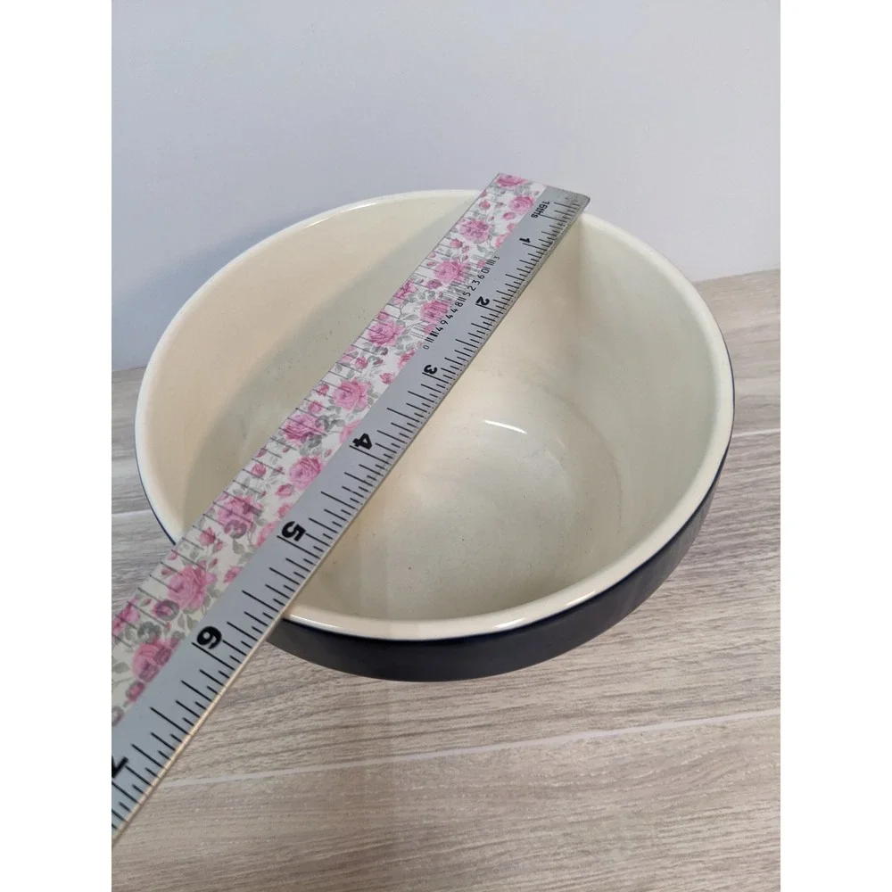 Mason Cash Navy Blue No 42 Mixing Bowl 650ml 22oz Ceramic Baking Goods‎ England